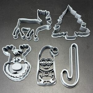 Christmas 3D-Printed Cookie Cutters! Unique designs to elevate your‎ baking